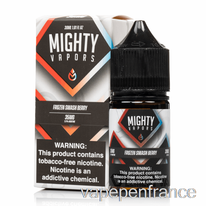 Smash Berry Congelé - Sels De Vapeurs Puissantes - Stylo Vape 30 Ml 50 Mg